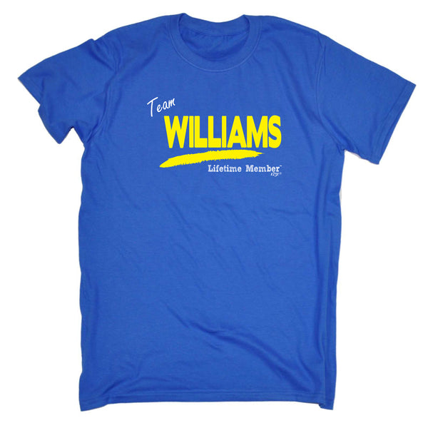 123t Funny Tee - Williams V1 Lifetime Member - Mens T-Shirt