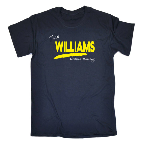 123t Funny Tee - Williams V1 Lifetime Member - Mens T-Shirt