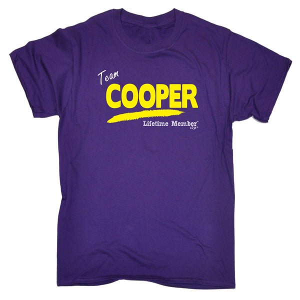 123t Funny Tee - Cooper V1 Lifetime Member - Mens T-Shirt