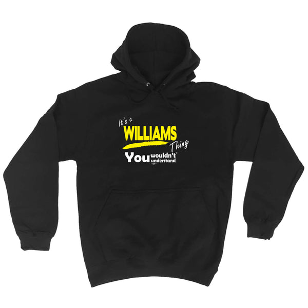 123t Funny Tee - Williams V1 Surname Thing -  Womens Fitted Cotton T-Shirt Top T Shirt