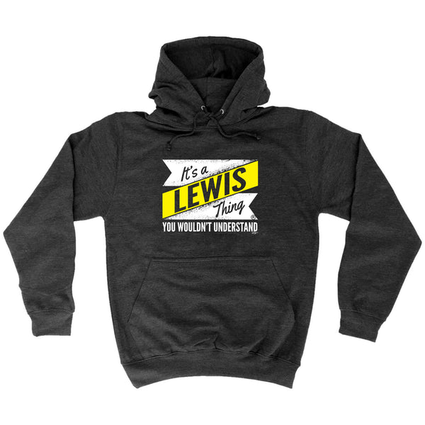 123t Funny Tee - Lewis V2 Surname Thing -  Womens Fitted Cotton T-Shirt Top T Shirt