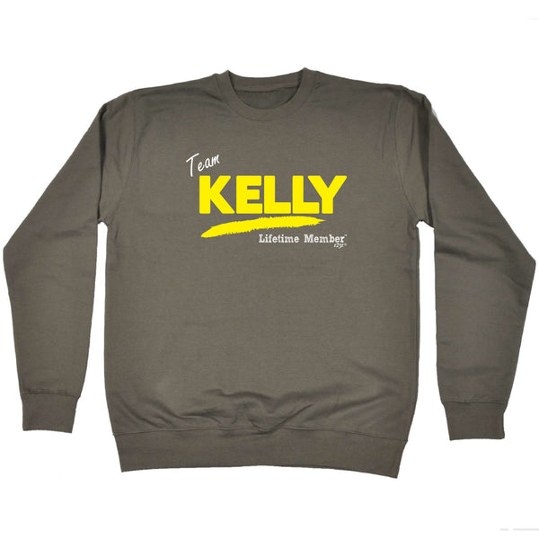 123t Funny Sweatshirt - Kelly V1 Lifetime Member - Sweater Jumper