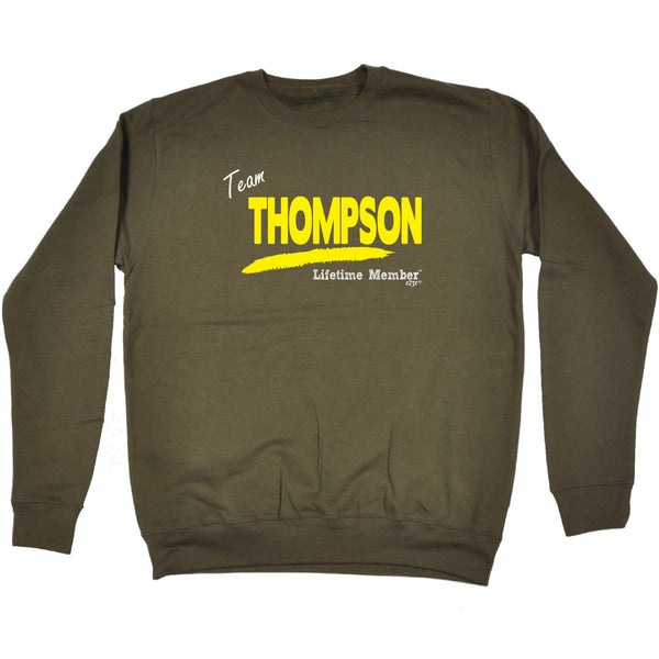 123t Funny Sweatshirt - Thompson V1 Lifetime Member - Sweater Jumper