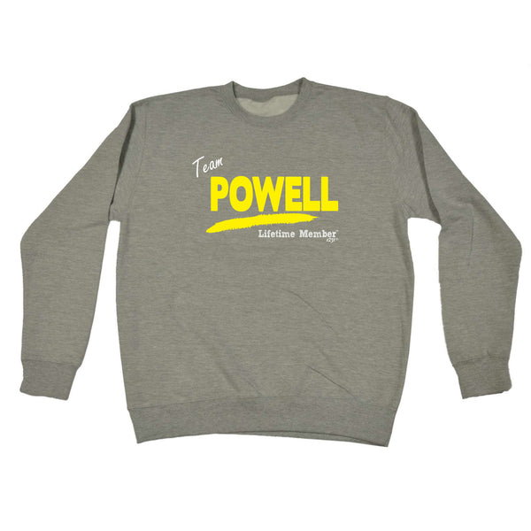 123t Funny Sweatshirt - Powell V1 Lifetime Member - Sweater Jumper