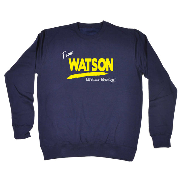 123t Funny Sweatshirt - Watson V1 Lifetime Member - Sweater Jumper
