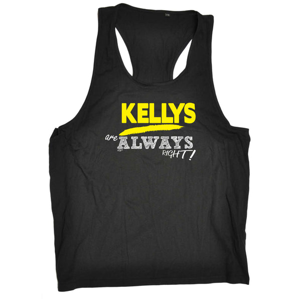 123t Funny Vest - Kellys Always Right - Bella Singlet Top