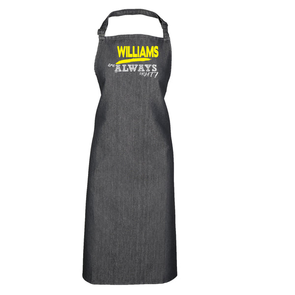 123t Funny Vest - Williams Always Right - Bella Singlet Top