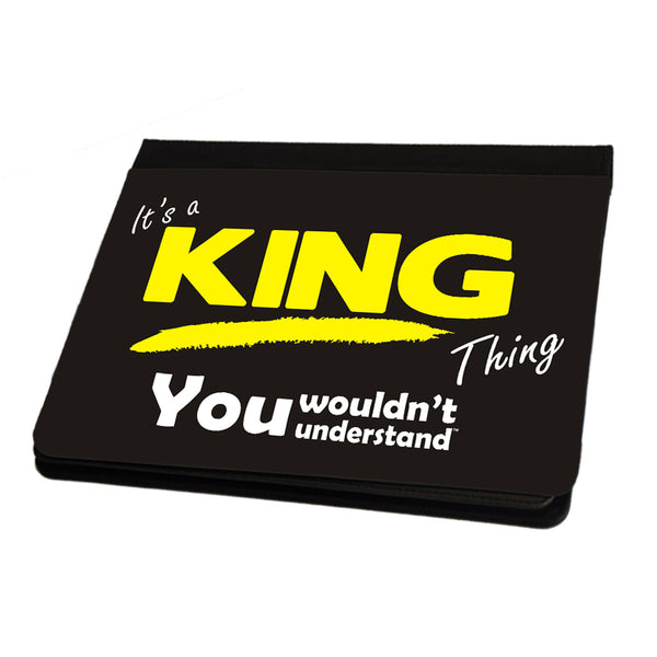 Its A King Surname Thing iPad Cover / Case / Stand - All Models