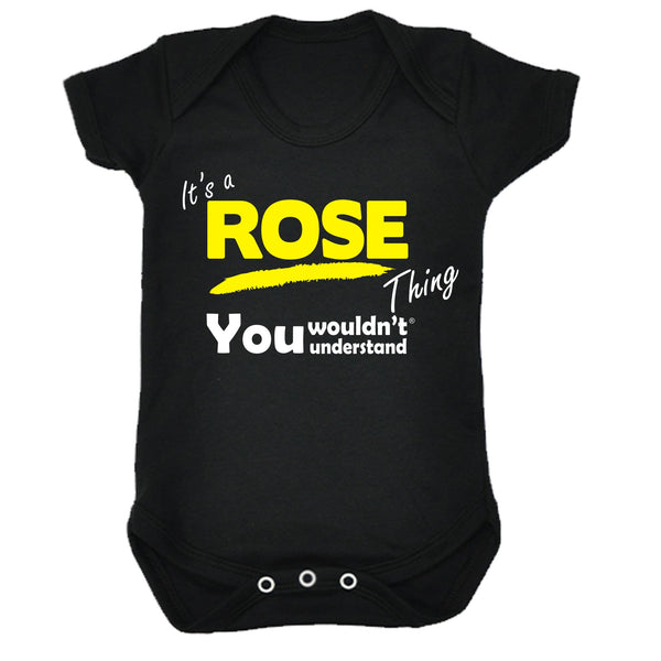 It's A Rose Thing You Wouldn't Understand Babygrow