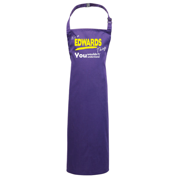 KIDS - It's An Edwards Thing You Wouldn't Understand Cooking/Playtime Aprons