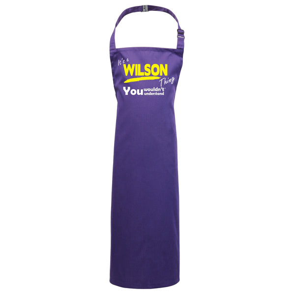 KIDS - It's A Wilson Thing You Wouldn't Understand - Cooking/Playtime Aprons