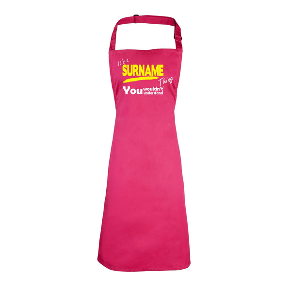 Custom Surname Thing You Wouldn't Understand Heavyweight Apron
